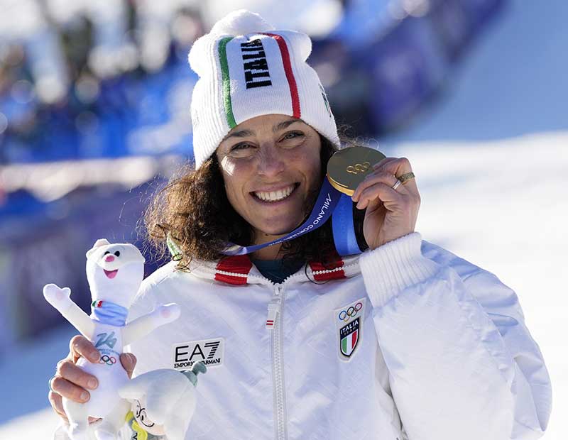 FEDERICA LA MAGNIFICA, COME LEI NESSUNA MAI! BRIGNONE TRIONFA ANCHE NEL GIGANTE  A CORTINA