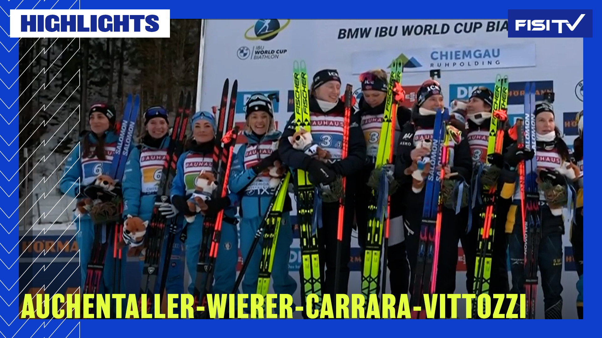 Una grande Italia sfiora la vittoria nella staffetta a Ruhpolding | FISI TV