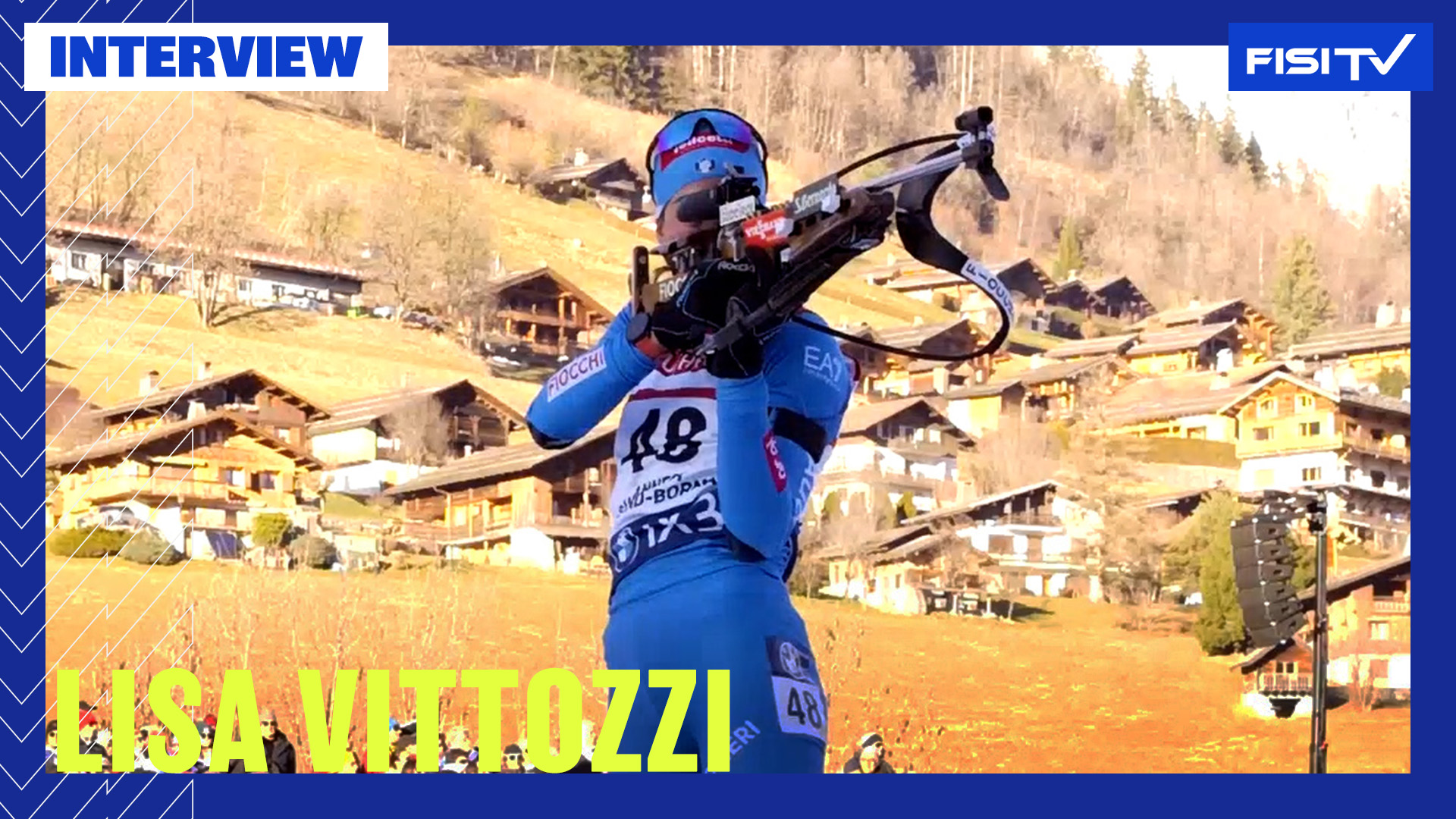 Lisa Vittozzi | “Non vedo l’ora dell’inseguimento e sarà una grande gara” | FISI TV