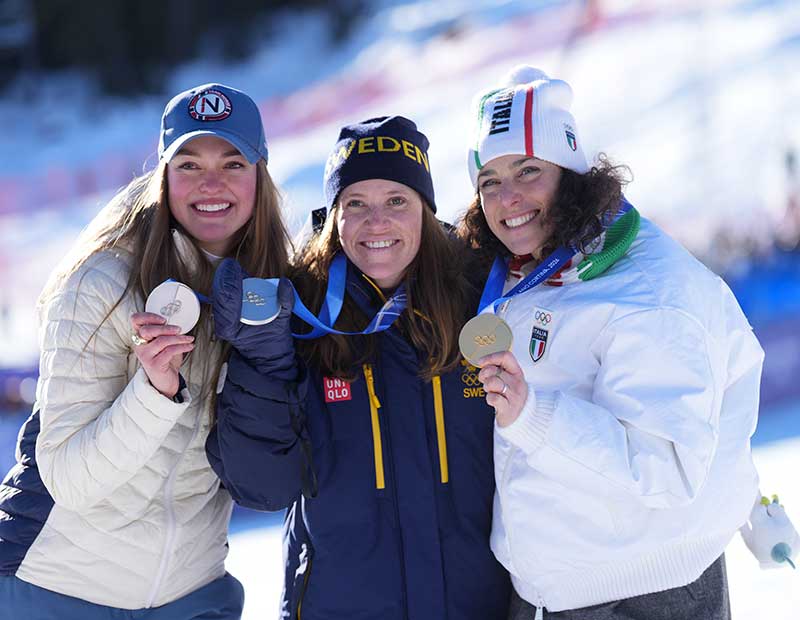 FEDERICA BRIGNONE VINCE IL SUO SECONDO ORO NEL GIGANTE OLIMPICO