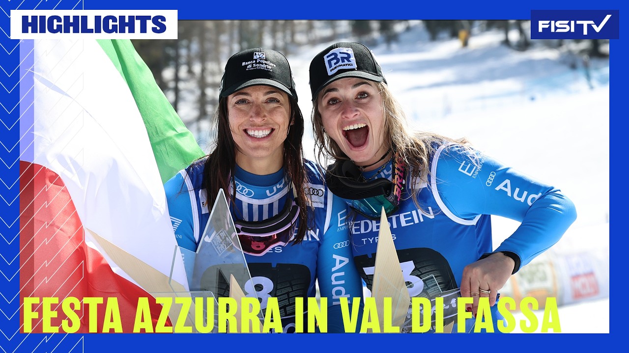 Festa azzurra in Val di Fassa con Elena Curtoni ed Asja Zenere | FISI TV