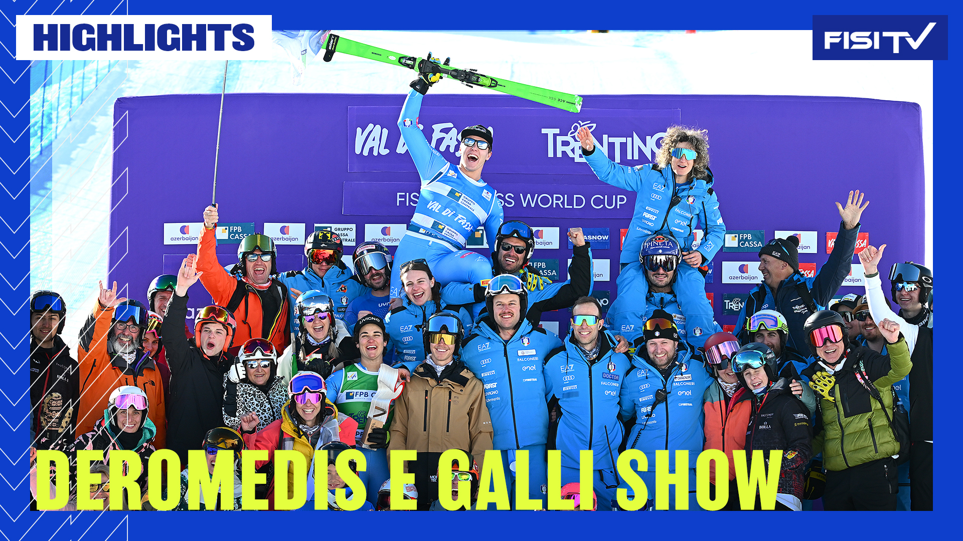 Deromedis e Galli danno spettacolo in Val di Fassa | FISI TV