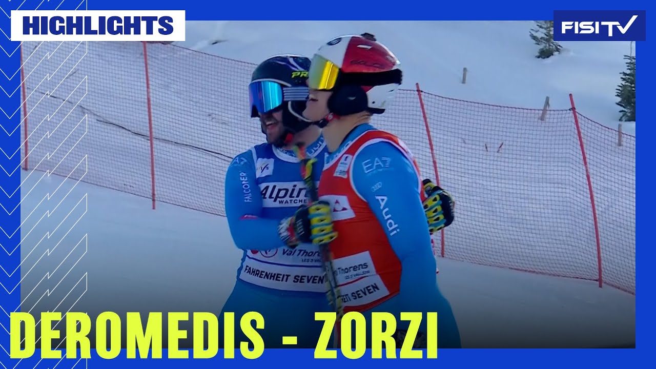 Deromedis e Zorzi fanno la storia a Val Thorens | FISI TV
