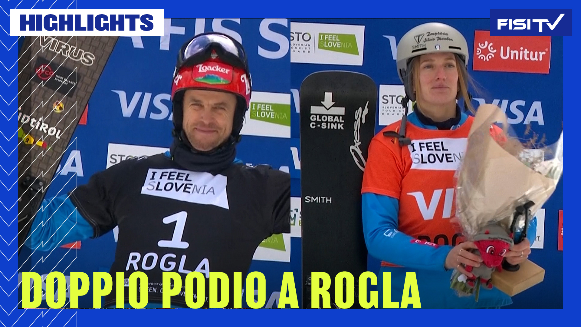 Fischnaller e Caffont sul podio a Rogla | FISI TV