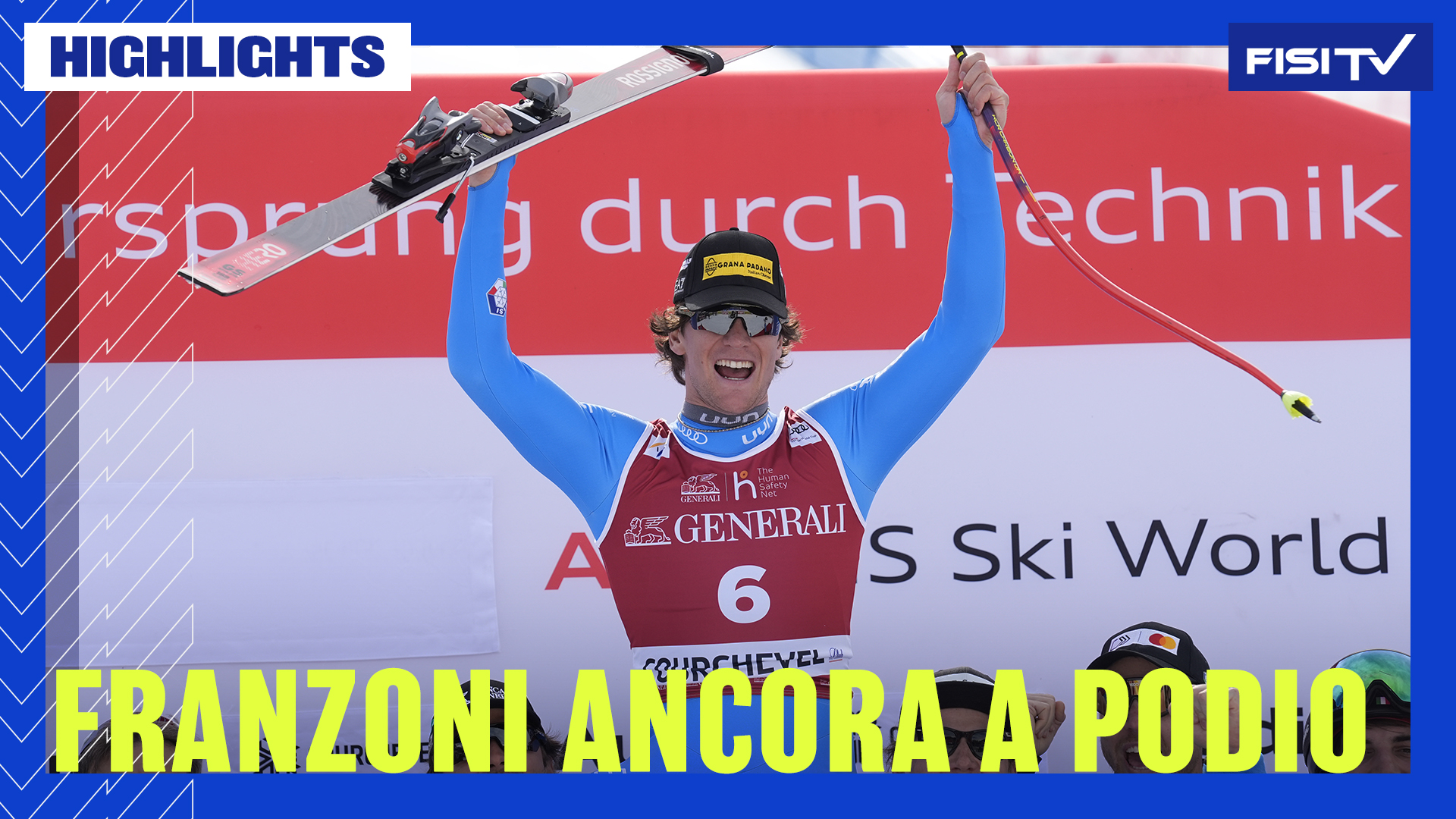 Giovanni Franzoni è sul podio in discesa anche a Courchevel | FISI TV