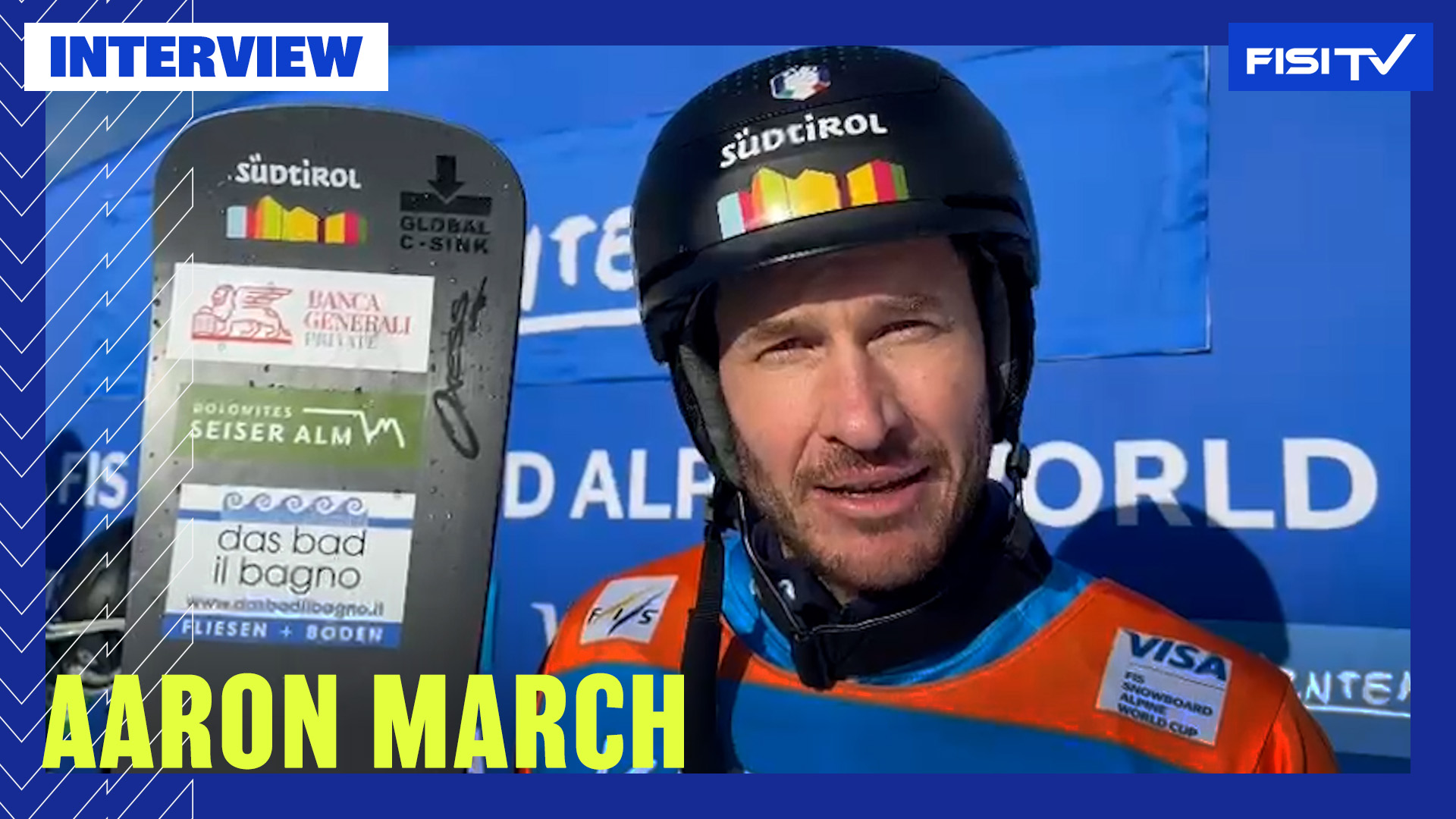 Aaron March | “Un podio che mi dà ulteriori motivazioni per le prossime gare” | FISI TV