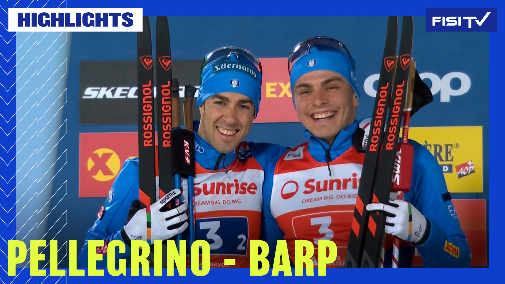 Pellegrino e Barp che impresa! Dalla caduta al podio a Davos | FISI TV